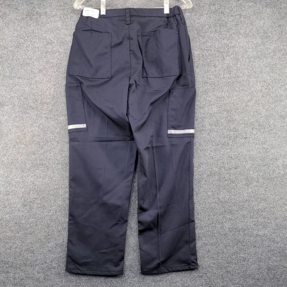 FedEx Stan Herman Womens Reflective Uniform Pants Blue Size 04P-35U Pockets - Picture 3 of 11